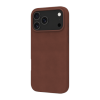 dbramante 1928 Lynge MS - skórzane etui do iPhone 17 Pro Max kompatybilne z MagSafe (dark tan)